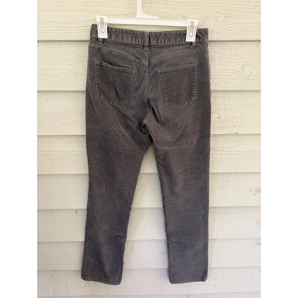 Talbots Heritage Corduroy Pants Size 4 Gray Straight Leg Classic - Picture 6 of 7